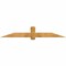 Ekena Millwork Eugene Rough Sawn Timber Gable Bracket, Western Red Cedar, 84"W x 14"H x 6"D x 6"F, 4/12 Pitch GBW084X14X0606EUG00RWR - alternate 1